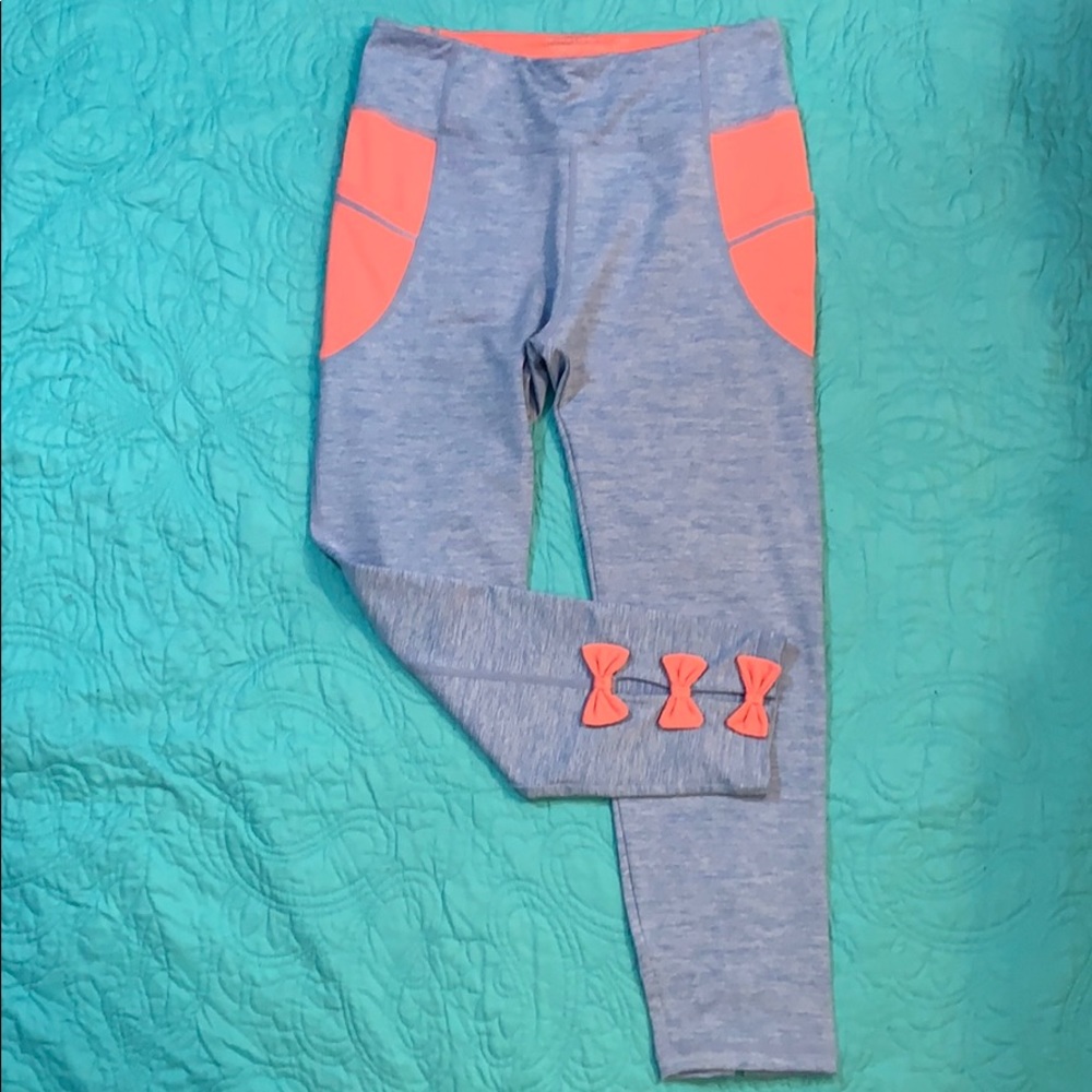 Jadelynn Brooke Periwinkle Bow Back Leggings
